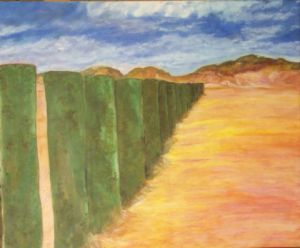 Peinture de LUCIE2: VERS LES DUNES