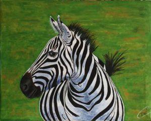 Peinture de Sylvi-art: Que ce passe t?il là bas.....