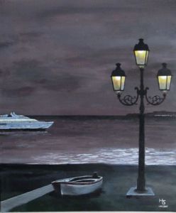 Peinture de Henri SACCHI: Crépuscule