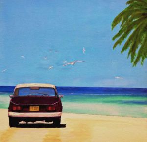 Peinture de Henri SACCHI: Jamaïcan beach