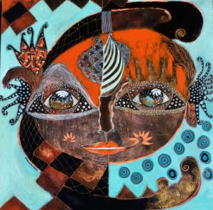 Peinture de CAROLE JEULIN: Coquillages et Crustacés 