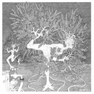 Dessin de Francois MOLL: JARDIN