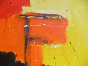 Peinture de jean-marc gayraud: Sans titre, expression libre.