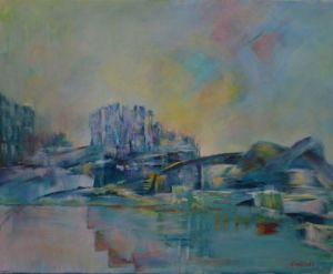 Peinture de janine chetivet: les temps modernes