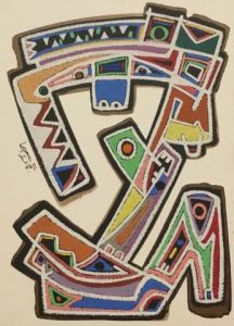 Peinture de Jean-Charles Leparc: Sans titre