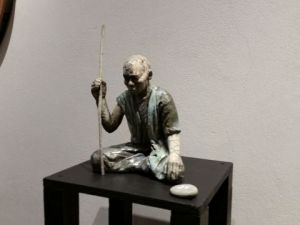 Sculpture de Monica: Bonze