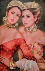 Peinture de MARTINE GREGOIRE: AMBIANCE GLAMOUR