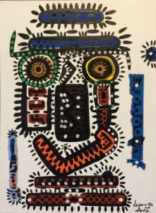 Peinture de Jean-Charles Leparc: Sans titre