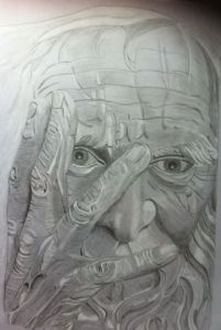 Dessin de Alnani: Le vieux sage