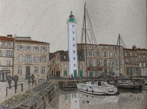 Oeuvre de VISNA: Le Phare sur Quai VALIN