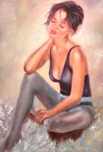 Peinture de MARTINE GREGOIRE: LA DANSEUSE 