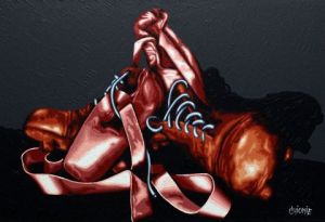 Peinture de guionie jean: Repos bien mérité