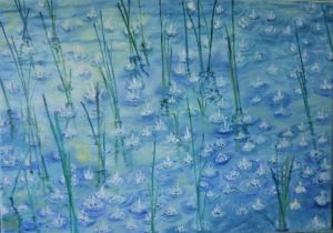 Peinture de LUCIE2: GOUTTES DE PLUIE