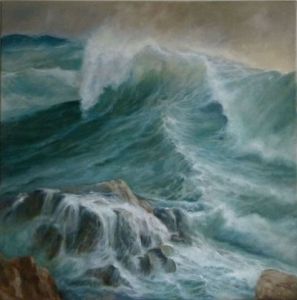 Peinture de Chantal Eberle: Les écumantes