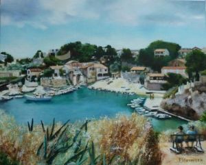 Peinture de Pascale HARNISCH: Niolon