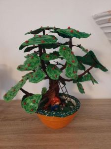 Sculpture de Noelselosse: Le cueilleur 