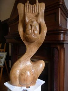 Sculpture de joelle couderc: L'offrande