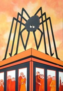 Peinture de Jideka: L'imprévisible futur..