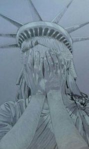 Dessin de Nenette: Statue de la liberté