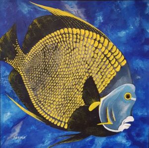 Oeuvre de van - mo: Poisson - Ange