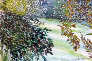 Peinture de ALAIN FAURE: ONDE VIVACE