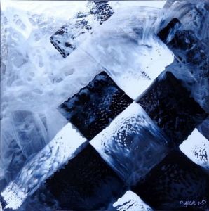 Peinture de Cédric BAREAU: Damier