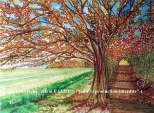 Peinture de ALAIN FAURE: COULEURS D'AUTOMNE