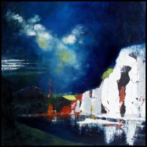 Peinture de KARPEG : Gorges du Chassezac (Ardèche)