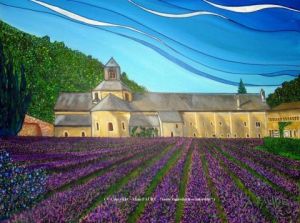 Peinture de ALAIN FAURE: NOTRE DAME DE SENANQUE