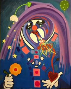 Peinture de jean pierre MALLET: Peine de cœur 