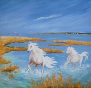 Peinture de LYN LENORMAND: Libre !