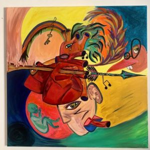 Peinture de elodieserra: Su coru abbertu