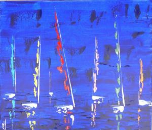 Peinture de valerie jouve: nocturne 150620