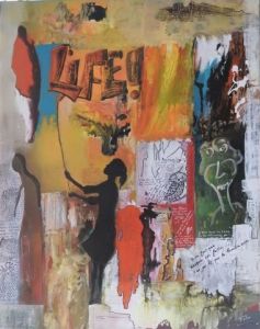 Peinture de Felix: PRENDS TA VIE EN MAIN