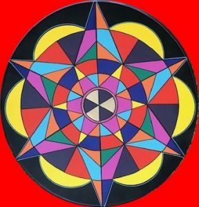 Peinture de ANTOINE MELLADO: Virus en costume de fête 7.