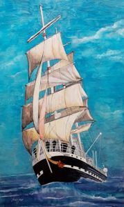 Oeuvre de van - mo: le Belem