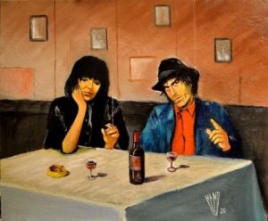 Peinture de Hano Pierre: A la vôtre 