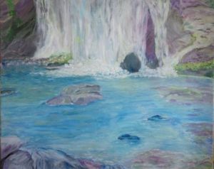 Peinture de LUCIE2: CASCADE