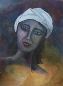 Peinture de Christian Bligny: Agathe