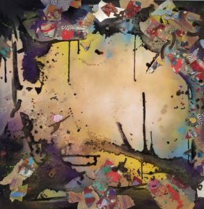 Peinture de antu: arbuste