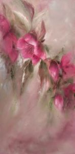 Peinture de MARTINE GREGOIRE: Douceur de fleurs 