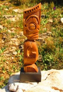 Sculpture de Joe Amarok: TIKI POLYNESIEN