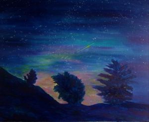 Peinture de LUCIE2: NUIT CELESTE