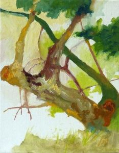 Peinture de Liliane Camier: Croqueton Série « Sur le talus N°2 » 