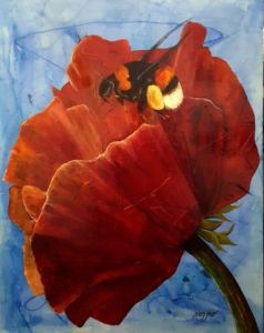 Oeuvre de van - mo: la butineuse