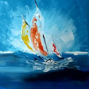 Peinture de Family GUISSET: Tempête