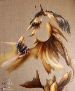 Peinture de laetitia PLINGUET: S'apprivoiser