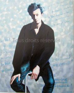 Peinture de Jean Paul COUCKE: BASHUNG 