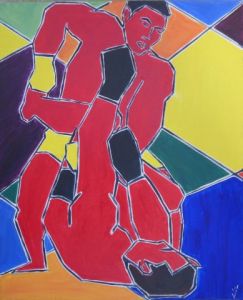 Peinture de valerie jouve: FULL CONTACT