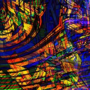 Peinture de Corbu Pierre: SMART CITY